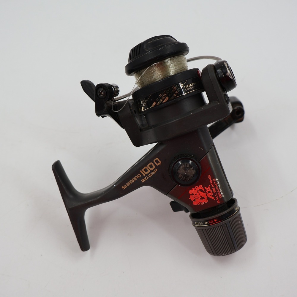 Shimano 100Q Bio Grip Spinning Reel Black Graphite AX Ball Bearing